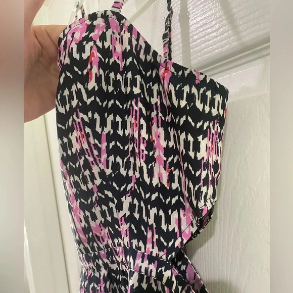 American Eagle Womens Size 6 Dress Spaghetti Strap Colorful Aztec Mini - Picture 4 of 13